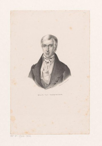 Portrait of Johan Willem van Vredenburch