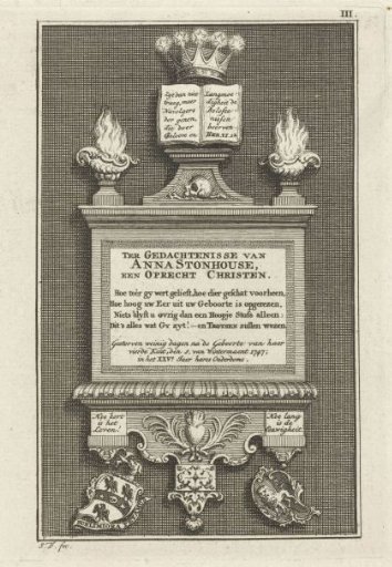 Monument to Anna Stonhouse