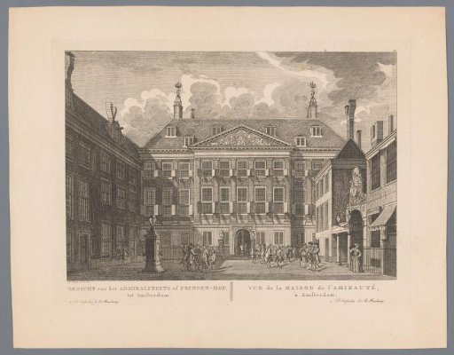 View of the Courtyard of the Prinsenhof (Admiralty Court) in Amsterdam