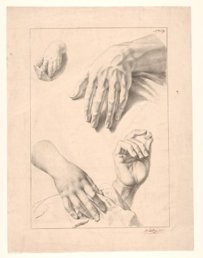 Studies of hands
