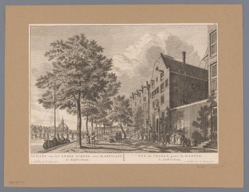 View of the Maritime Training School in Amsterdam