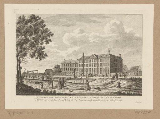View of the Lutheran Diaconate House in Amsterdam