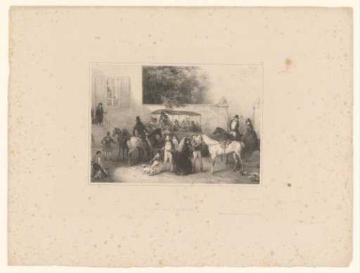 Company in a Covered Wagon