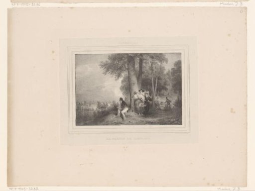 Landscape with Figures on a Hill in a Wood