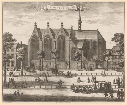 View of the Cloister Church in The Hague
