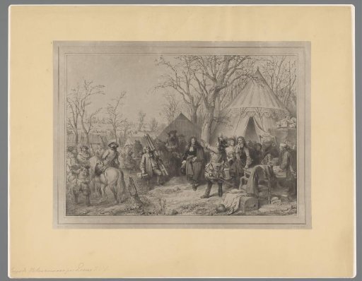 Adam Frans van der Meulen at the siege of Valenciennes