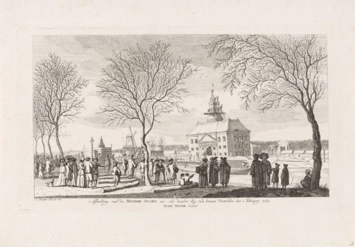 Demolition of the Subsided First Muiderpoort Seen from the Plantage in Amsterdam