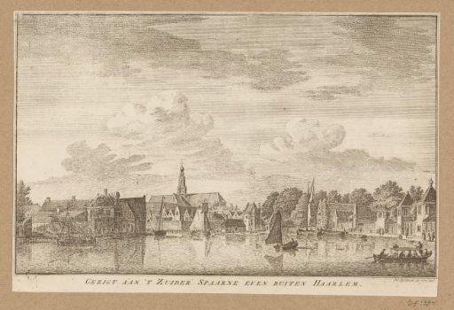 View of the Southern Spaarne near Haarlem