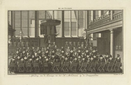 Holy Communion in the Mennonite Church Bij de Toren in Amsterdam