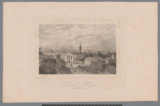 View of Milan from the San Gottardo
