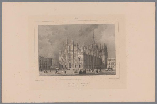 View of the Cathedral of Milan