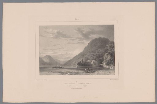 View of Argegno on Lake Como