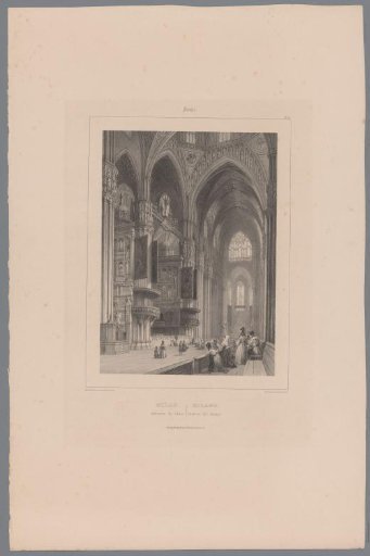 Interior of the Cathedral of Milan