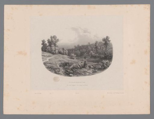 View of one of the sources of the Seine