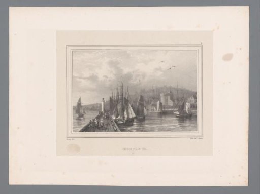 View of the Harbour of Honfleur