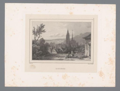 View of Caudebec-en-Caux