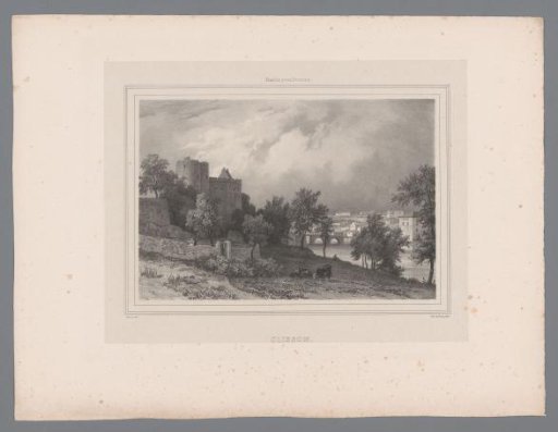 View of the Castle of Clisson