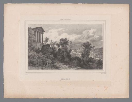 View of the Temple de l'Amitié near Clisson