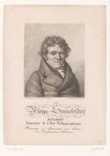 Portrait of Alois Senefelder