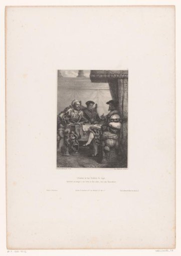 Elector Frederick III of Saxony relates a dream to his brother and his chancellor