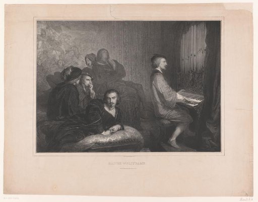 Wolfram von Eschenbach Sings and Plays an Organ for Five Men