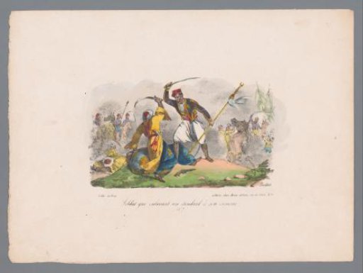 Greek Soldier Taking the Banner of His Enemy