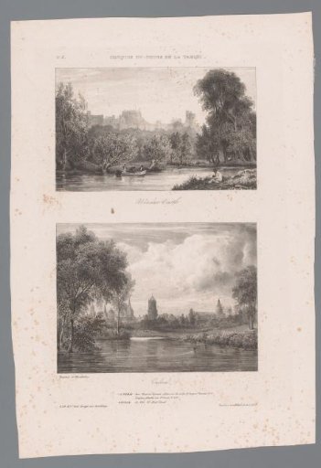 View of Windsor Castle and View of Oxford
