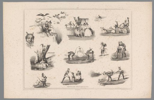 Twelve representations around devils and women
