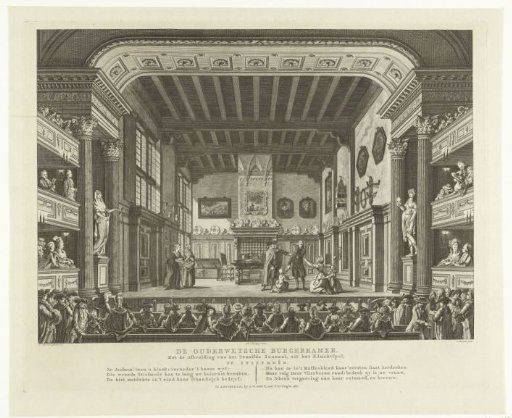 Theatre with stage set: The Old-Fashioned Citizen's Room