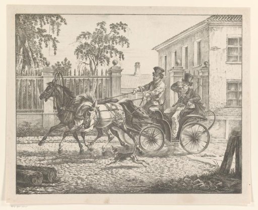Two Men in a Carriage