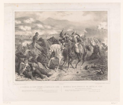 Marshal De Saint-Arnaud during the Battle of the Alma