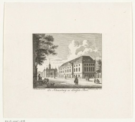Theatre and the wooden Leiden Gate at the Leidseplein in Amsterdam