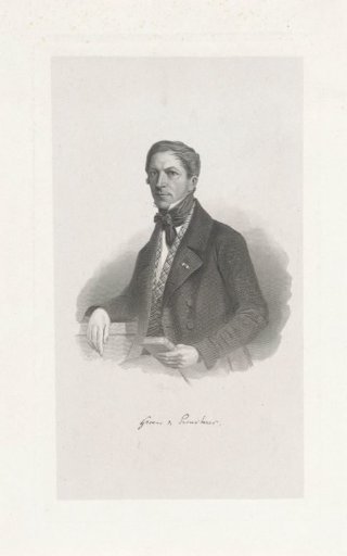 Portrait of the statesman and historian Guillaume Groen van Prinsterer