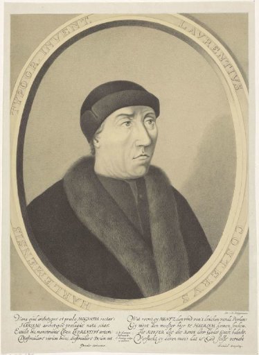 Portrait of Laurens Jansz. Coster