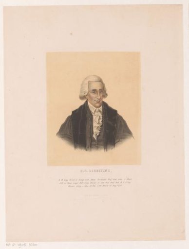 Portrait of Hendrik Albert Schultens