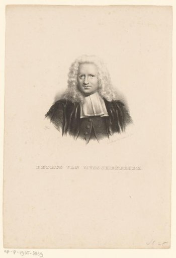 Portrait of Petrus van Musschenbroek