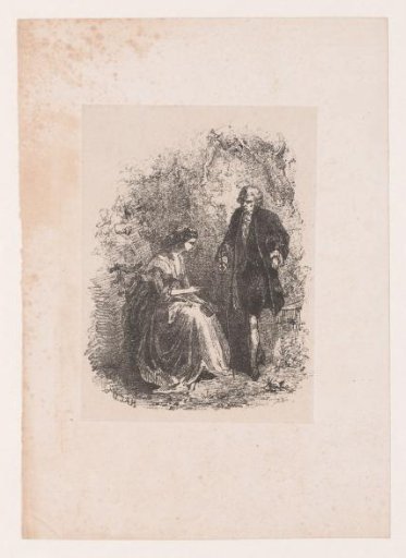 A Man and Woman in a Garden