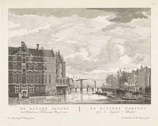 View of the Rondeel and the Half-Moon Bridge, Amsterdam