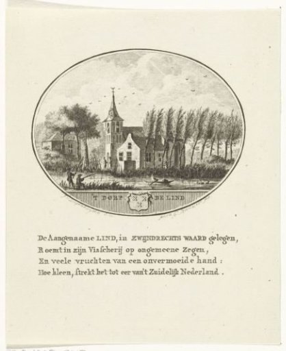 View of the church of De Lind