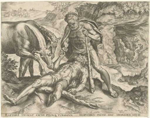Hercules Leads Diomedes to His Horses