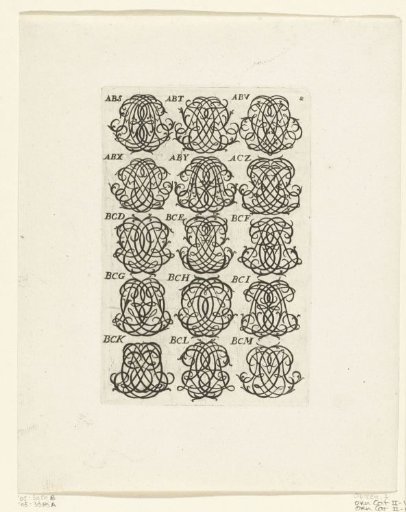 Fifteen letter monograms (ABS-BCM)