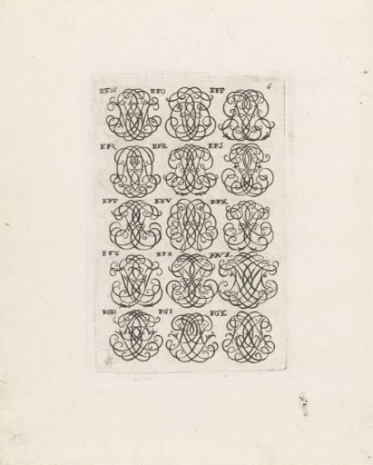 Fifteen Letter Monograms (DES-MFE)