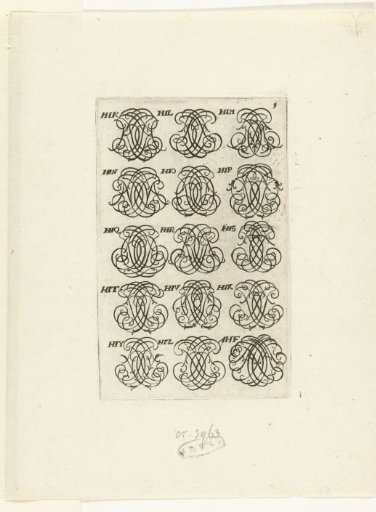 Fifteen Letter Monograms (HIK-AHF)