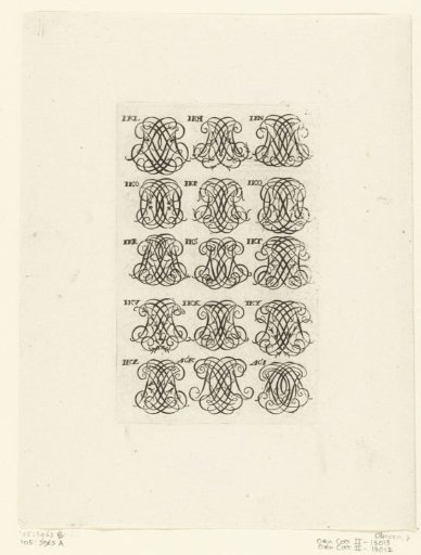 Fifteen letter monograms (IKL-AGI)