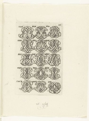 Fifteen letter monograms (KLM-KOP)