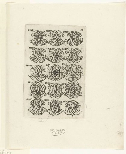 Fifteen Letter Monograms (MNR-NOV)