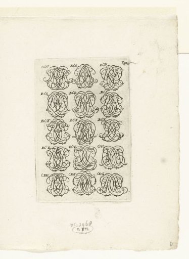 Fifteen Letter Monograms (BGN-CDG)