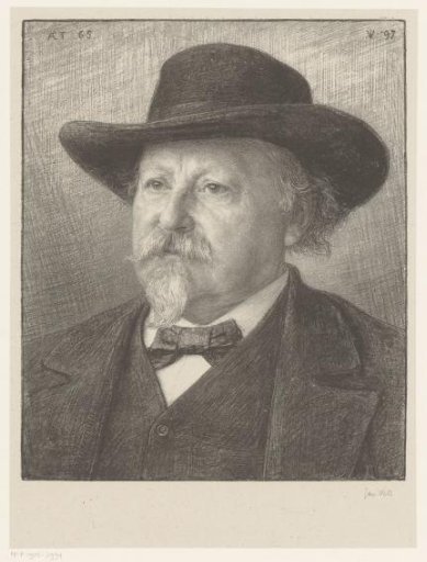 Portrait of Johan Philip van der Kellen