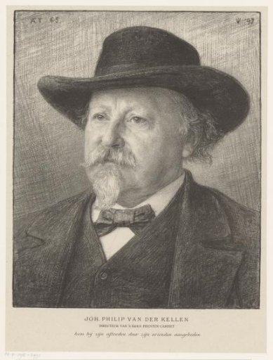 Portrait of Johan Philip van der Kellen