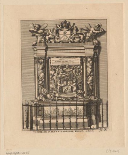 Tomb of Maarten Harpertszoon Tromp in the Old Church in Delft